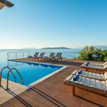 Villa Seafront Karavi With Private Sea Access - Iris Lefkada
