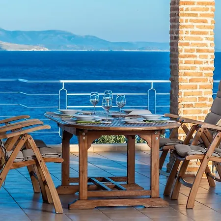 ヴィラ Iris Lefkada - Karavi With Private Sea Access シヴォタ