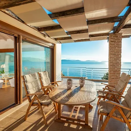 Villa Seafront Karavi With Private Sea Access - Iris Lefkada