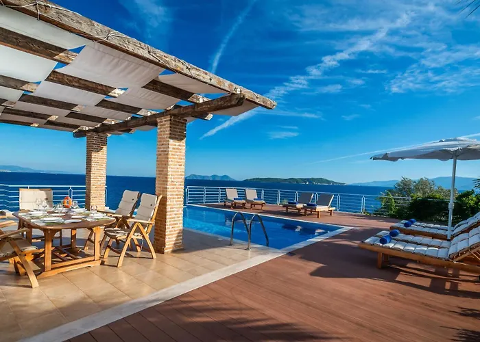 Seafront Karavi With Private Sea Access - Iris Lefkada